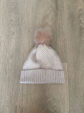 Aldo Pom-Pom Knit Beanie - Light Blush
